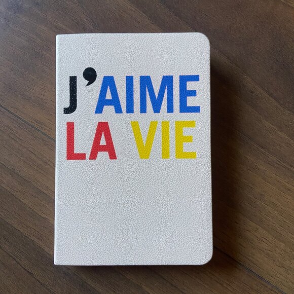 Clare V J'Aime La Vie Leatherbound Journal - Picture 1 of 3